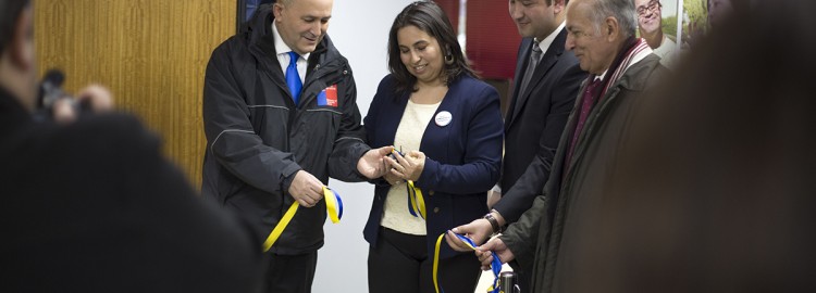 Corte de cinta Re Inauguración Sala Artiuc